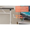 PAGED Adjustable Study Desk for Kids & Adults, Writing Desk, Compact Design Home Office Desks with Hand Crank for Living Room, Study - 2 of 4