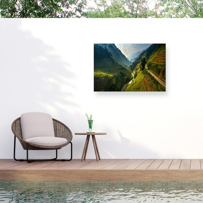 Trademark Fine Art - sarawut intarob Mu Cang Chai Matted Framed Art