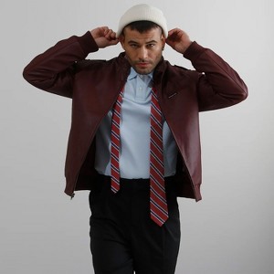 Members Only Men's Faux Leather Iconic Racer Jacket - 1 of 4
