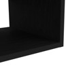SEVOBAL TV Stands and Consoles Floating TV Stand Space Saving Design with Functional Shelves for Living Room, Black, 12.6"*47.68"*9.96" - 3 of 4