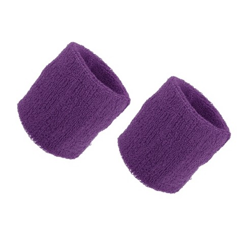 Unique Bargains Wrist Sweat Bands Wristbands For Sport Absorbing Cotton  Terry Cloth 3.15 Dark Pink 1 Pair : Target