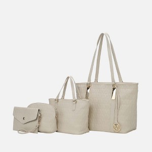 MKF Collection Arya Signature Vegan Leather Tote Bag for Women Versatile Handbag Purse by Mia K - 1 of 4