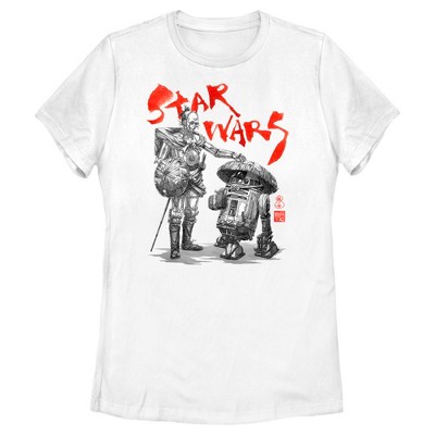 Women's Star Wars: Visions Anime Droids T-Shirt