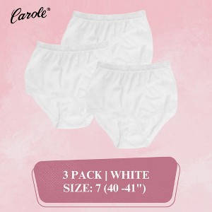 Carole Women's 100% Nylon Lace Trim Panties - 1 of 4