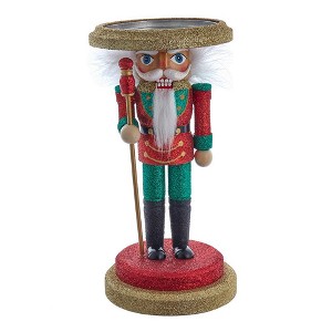 Kurt Adler 10-Inch Hollywood Soldier Nutcracker Candleholder - 1 of 4