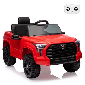 Licensed Toyota Tundra 12V Electric Kid Truck with Remote Control,Spring Suspension¨COffRoad Ride-On Toy for Boy and Girl - 1 of 4