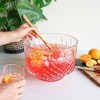 Viski Admiral Crystal Punch Bowl - Vintage Style Glass Punch Bowl for Parties - Serveware for Cocktails, Dishwasher Safe, 320oz Set of 1, Clear Finish - 4 of 4