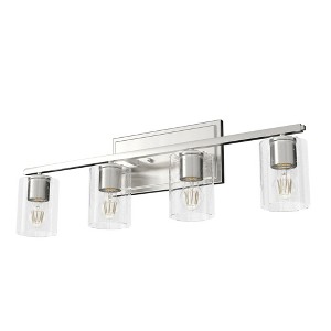 Hunter Fans Kerrison 4 - Light Vanity in  Brushed Nickel - 1 of 1