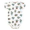 Hudson Baby Cotton Bodysuits, Plants - 4 of 4