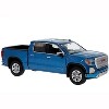 2019 GMC Sierra 1500 Denali Crew Cab Pickup Truck Blue Metallic 1/24-1/27 Diecast Model Car by Motormax - 2 of 3