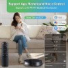 MAMNV G20 Robot Vacuum and Mop Combo, App/Alexa, 2000 PA Robotic Vacuum with WiFi/Bluetooth, Self-Charging Ideal for Pet Hair, Black - 2 of 4