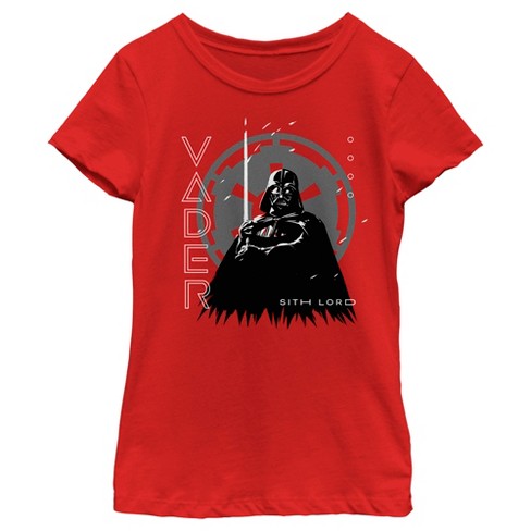 Lord Vader Obi-wan Sith T-shirt : Kenobi Darth Star Target Girl\'s Wars: