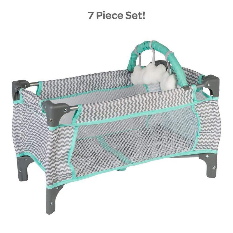 Adora Baby Doll Deluxe Pack-N-Play & Changing Table Set - Zig Zag, 1 of 11