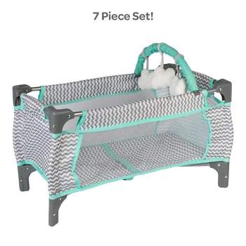 Adora Baby Doll Deluxe Pack-N-Play & Changing Table Set - Zig Zag