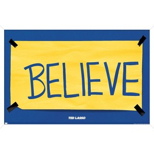 Trends International Ted Lasso - Believe Framed Wall Poster Prints - 1 of 4