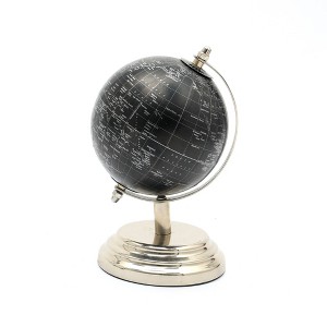 TopComfy Decorative Object Tabletop Globe on Aluminium Base for Elegant Home Office Decor, Gold, 3.5"*3"*6" - 1 of 4