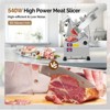 10 in. 540W 110V Automatic Commercial Meat Slicer Machine - 3 of 4