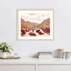 Amanti Art Lakeside in Autumn by Grafitee Studios Wood Framed Wall Art Print - 1 of 4