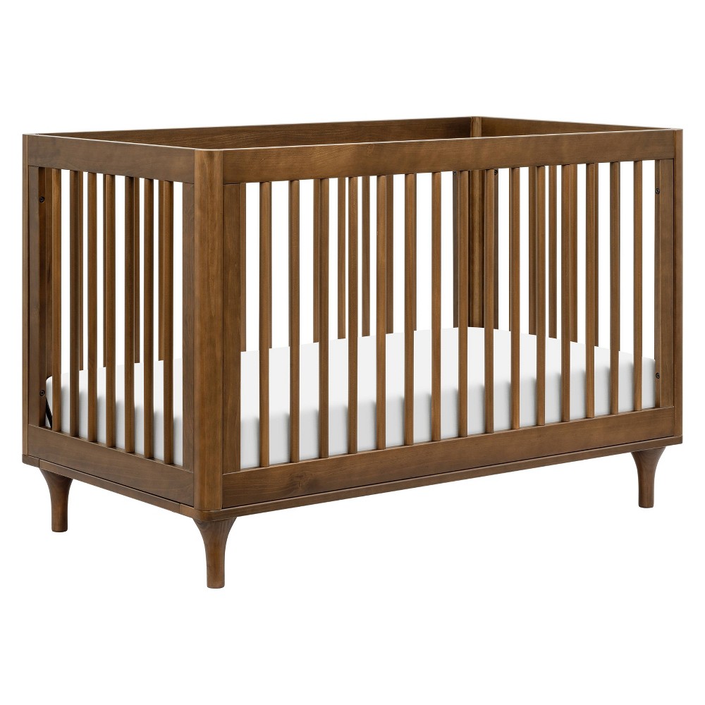 Photos - Cot Babyletto Lolly 3-in-1 Convertible Crib with Toddler Rail - Natural Walnut