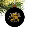 Wichita State University Shockers Logo Wood Christmas Tree Holiday Ornament - 4 of 4