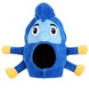 HalloweenCostumes.com One Size Fits Most   Plush Caterpillar Hood, Blue/Blue/Yellow - 2 of 3