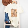 Simply Sage Market Coquette Thankful Stripes Short Sleeve Tee - 3 of 4
