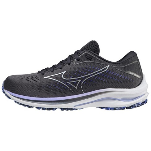 Mizuno Women's Wave Rider 25 Running Shoe Womens Size 6.5 In Color  Blackened Pearl (bpbp) : Target