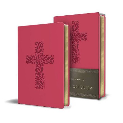 Biblia Católica En Español. Símil Piel Fucsia, Tamaño Compacto / Catholic Bible. Spanish-Language, Leathersoft, Fucsia, Compact - (Hardcover)