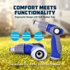 Camco 41986 Thumb Lever Knob Flow Control Spray Nozzle with Adjustable Spray Patterns and Rubber Comfort Grip, Fits All Standard Sized Hoses, Blue - 3 of 4