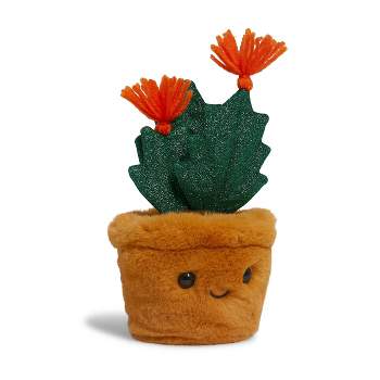 FAO Schwarz 7" Sparklers Plant Christmas Cactus Toy Plush