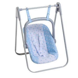 JC Toys Berenguer Boutique Playtime 2 in 1 Baby Doll Swing and Portable Carrier for Dolls - 1 of 4