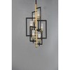 Maxim Lighting Flambeau 6 - Light Chandelier in  Black/Antique Brass - 2 of 4