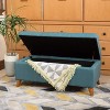 NicBex Modern 38" Storage Bench Wood Accent Stool with Button Tufted for Entryway and Living Room - 3 of 4