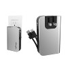 myCharge Hub Max 10050mAh/2.4A Output Power Bank with Integrated Charging Cables - Silver - image 2 of 4