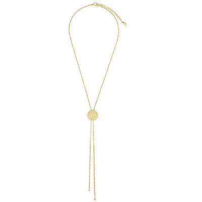 SHINE by Sterling Forever Medallion Bolo Y Necklace