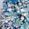 Aoibox 86pcs Shatterproof Christmas Ball and Snowflake Ornament Set Light Blue Holiday Tree Decoration Assorted Seasonal Decor - 4 of 4