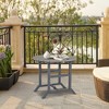 Outsunny Outdoor Dining Table for 4 People, Round Patio Table with Umbrella Hole and Aluminum Frame - 2 of 4