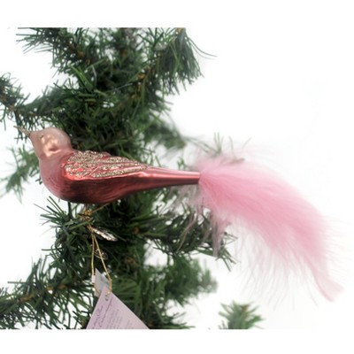 Inge Glas Romantic Bird Clip-On Ornament Feathers  -  Tree Ornaments