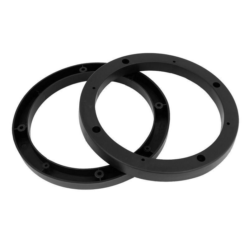 Unique Bargains Plastic Car Speaker Spacers Extender Ring 7" Dia Black 2 Pcs, 1 of 4