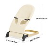 Grungis Ergonomic Baby Bouncer,Foldable Baby Bouncer Seat with 3 Height Adjustments,Portable Newborn Rocker for Babies 0-6 Months - 3 of 4