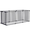 SEVOBAL Pet Crates and Houses Secure Portable Pet Fence, Pet Exercise Pen for Outdoor, for Outdoor Adventures Home Use, Black, 25"*25"*28.9" - 2 of 4