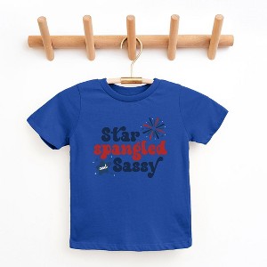The Juniper Shop Star Spangled Firework Toddler Short Sleeve Tee - 1 of 2