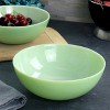 Gibson 2 Piece 8 Inch Jadeite Glass Serving Bowl Set in Jade Green - 4 of 4