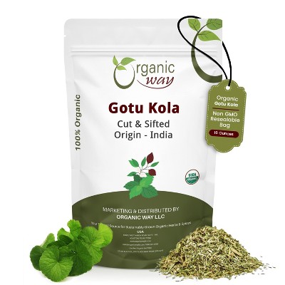 Organic Gotu Kola Cut & Sifted 1 Lbs