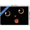 Trends International Tobe Fonseca - Black Cat Minimalist Tongue Unframed Wall Poster Prints - 3 of 4