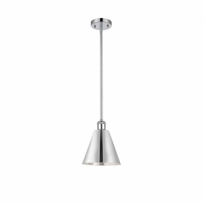 Ballston Cone - 1 Light Pendant In Industrial Style-9.75 Inches Tall and 8 Inches Wide