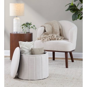 LumiSource Lindsey Folding Ottoman - 1 of 4
