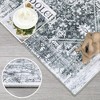 Area Rug Oriental Vintage Distressed Rug for Living Room Bedroom - 4 of 4