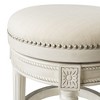 Maven Lane Pullman Backless Swivel Fabric Counter Height Bar Stool - 3 of 4