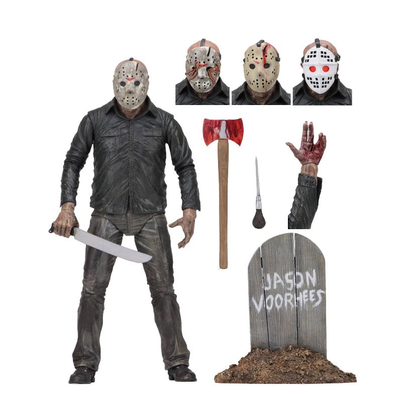 Friday the 13th A New Beginning Ultimate Jason Vorhees 7&#34; Action Figure, 1 of 8